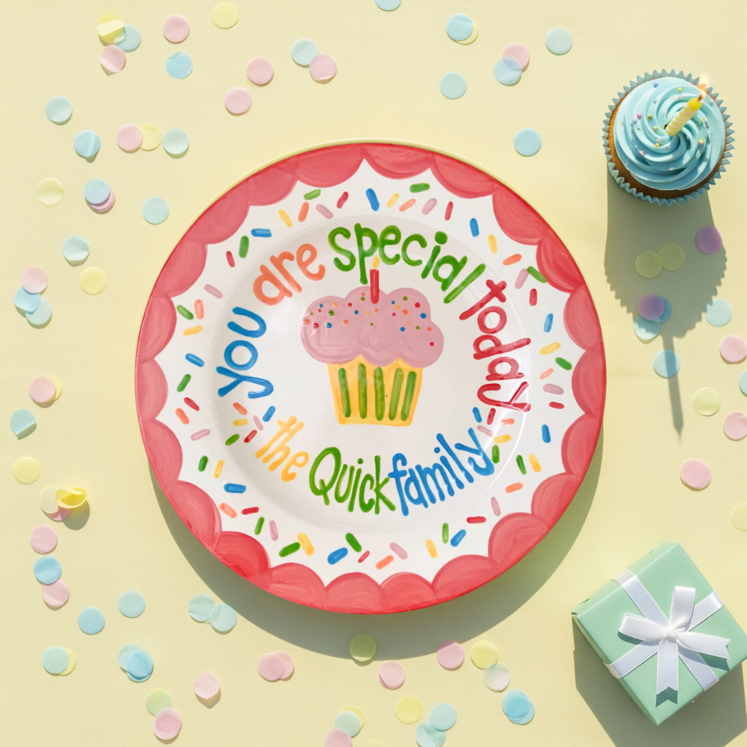 You Are Special Today Plate – Personalized Hand-Painted Ceramic Keepsake - BCP51