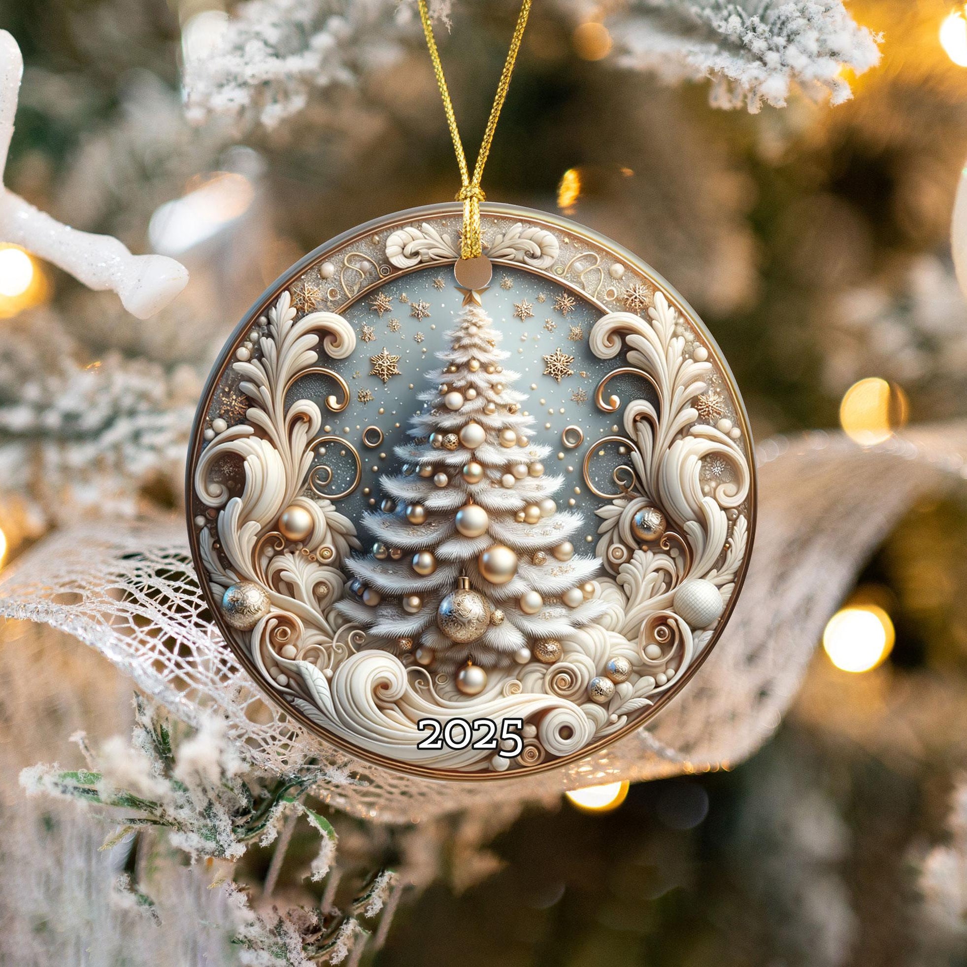 Ceramic Christmas Ornament - Unique Family Keepsake - CCO02