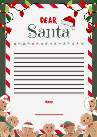 Exclusive Dear Santa Note