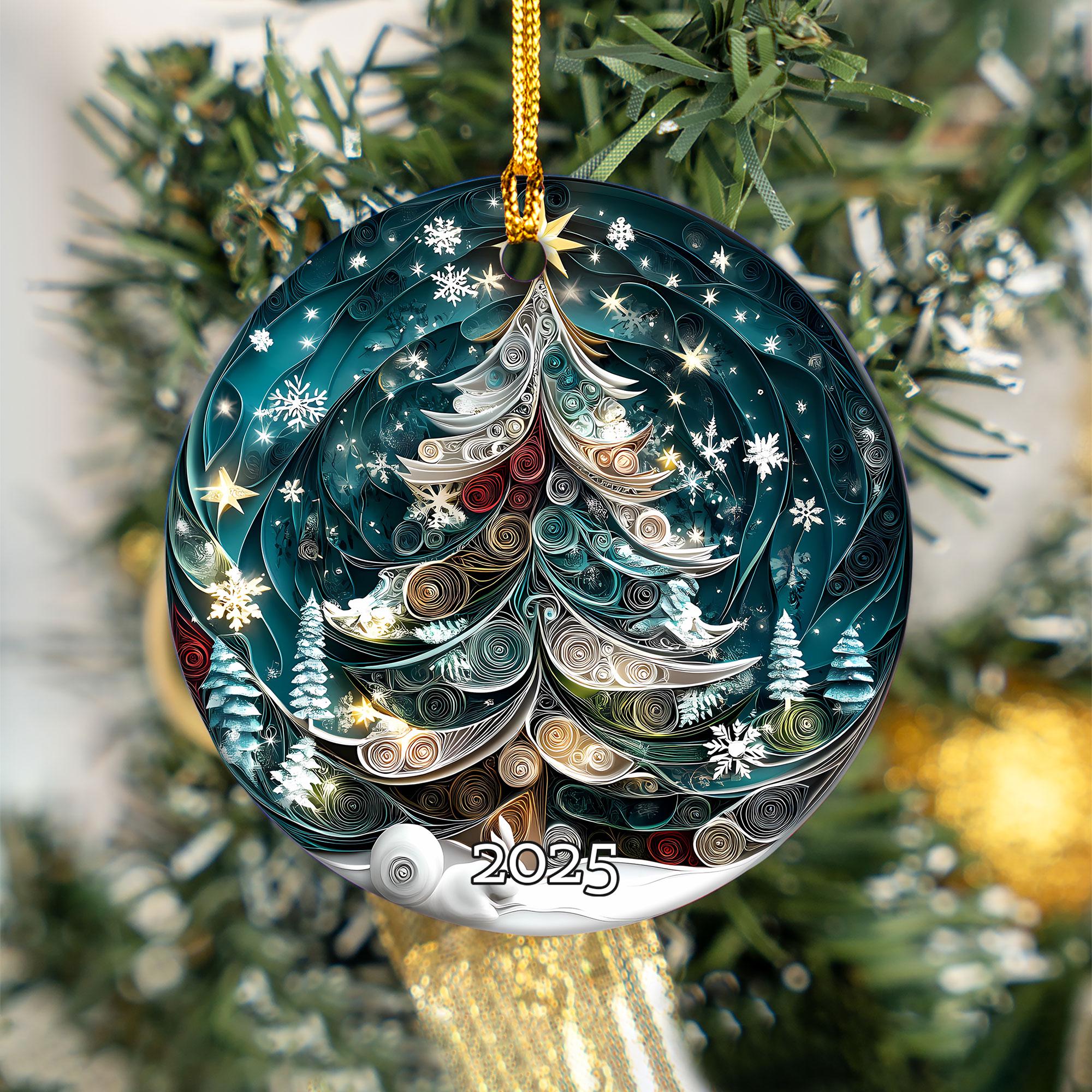 Ceramic Christmas Ornament - Unique Family Keepsake - CCO03