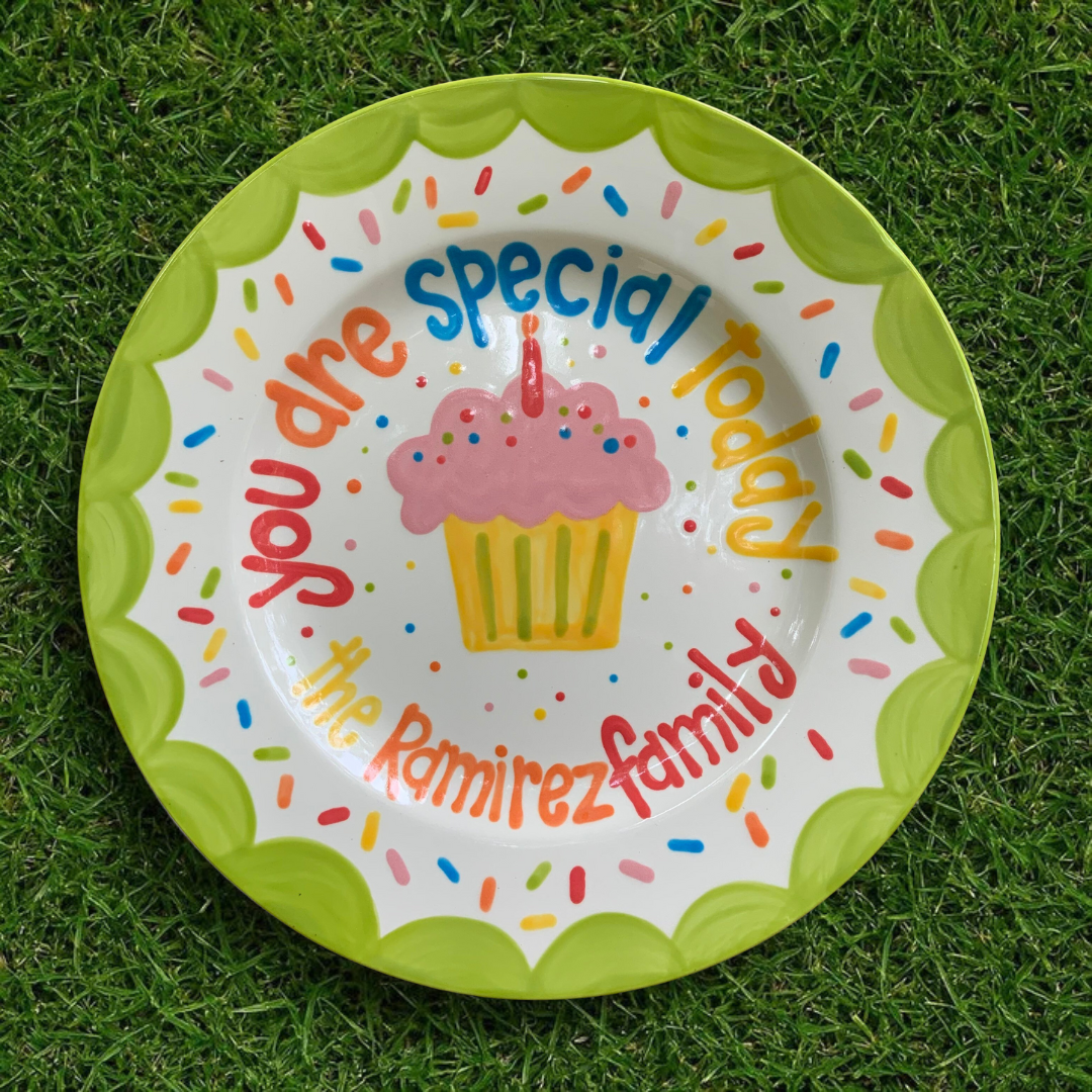 You Are Special Today Plate – Personalized Hand-Painted Ceramic Keepsake - BCP51